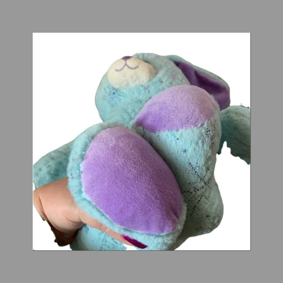 Build A Bear Blue Snowflake Stuffed Bunny Rabbit - Picture 6 of 10